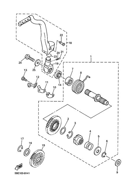 Moto Th Yamaha Yz F Parts Starter