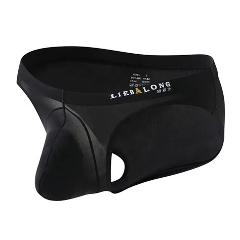 Men Sexy Briefs Low Waist Ice Silk Underwear Bikini Pouch Panties Underpants New Walmart