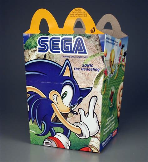 Sonic Mcdonalds Happy Meal box | Sonic party, Sonic art, Sonic