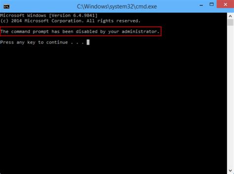 Fix Command Prompt Has Been Disabled | What to Do