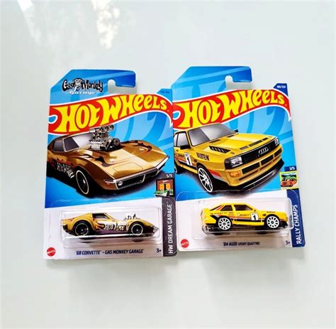 Hot Wheels Gas Monkey Garage 68 Corvette 84 Audi Sport Quattro Hotwheels Dream Garage Rally