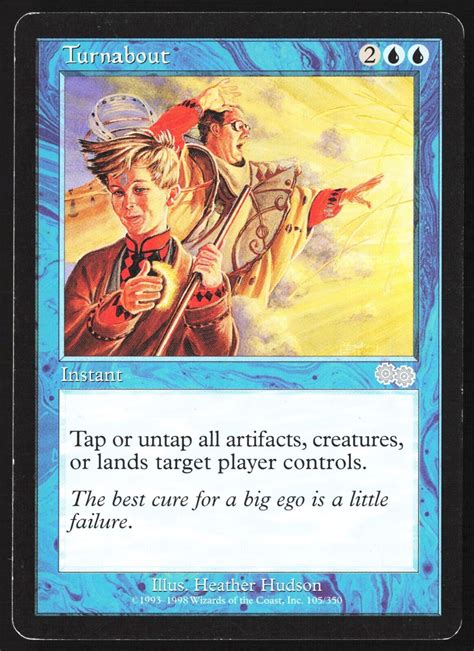 Mtg Turnabout Urzas Saga Moderately Played Magic The Gathering