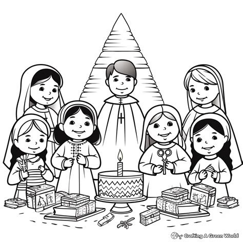 All Saints Day Coloring Pages Free And Printable