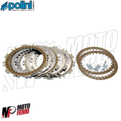 Serie Dischi Frizione Con Molle Rinforzate Polini Per Yamaha TMax 500