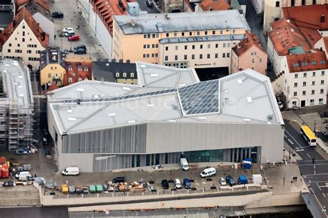 Luftaufnahme Regensburg Baustelle Am Museums Geb Ude Ensemble