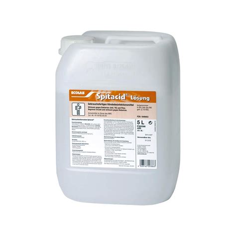 Ecolab Spitacid Händedesinfektion 5 Liter 5 l Shop Apotheke