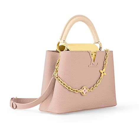 T I X Ch Tay N Louis Vuitton Lv Capucines Bb M M U H Ng Nude Vua H Ng Hi U