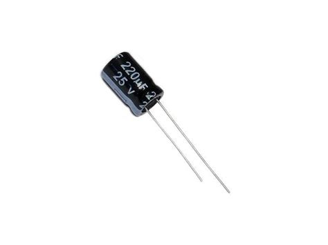 220MF 25V Elektrolitik Kondansatör - Antenci.net