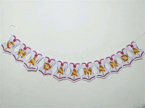 Bandeirola Chá de Lingerie Elo7 Produtos Especiais