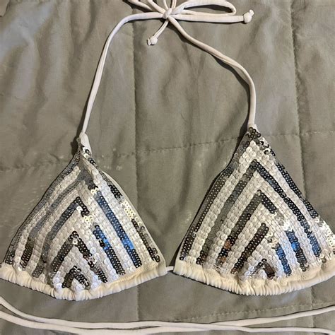 Victorias Secret Bridal Sequence Bikini Top Gem
