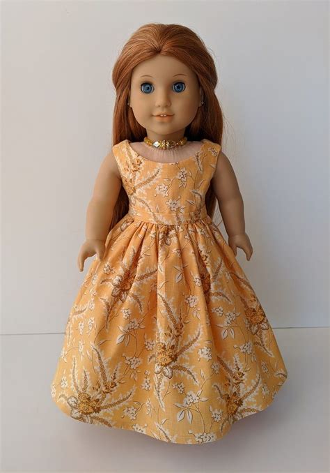 Savannah In A Legacy Buttercup Gown Agpastime Doll Clothes American