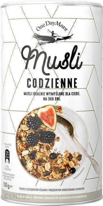 Onedaymore Musli Codziennie Tuba 500G Ceny I Opinie Ceneo Pl