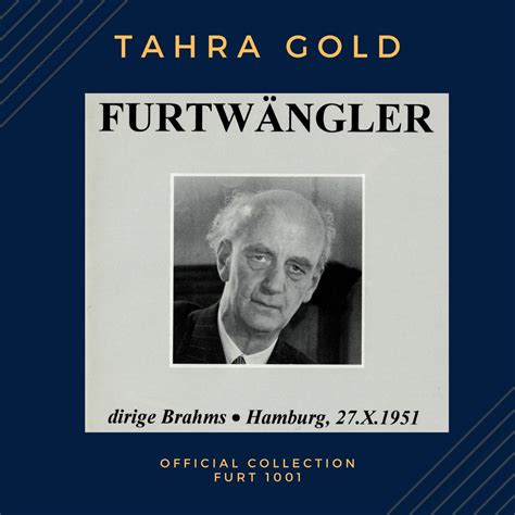 Furtw Ngler Dirige Brahms Hamburg X