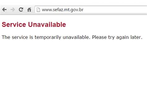 Site Da Sefaz Continua Fora Do Ar E Complica Quem Precisa Pagar Imposto