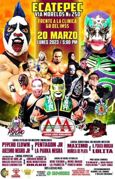 Psycho Clown Enfrentar A Pentag N Jr Rumbo A Tripleman A Xxxi