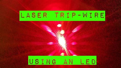 Laser Trip Wire Using An Led 9 Steps With Pictures Instructables