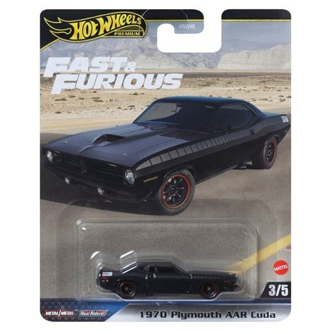 Jual Hot Wheels Premium Fast Furious Plymouth ARR Cuda Hitam Shopee Indonesia