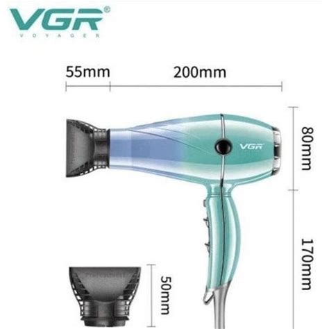 Фен с мощным мотором VGR V-452 2400 Вт, Портативный фен для сушки ...