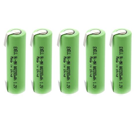 X Exell V Aa Size Mah Nimh Rechargeable Batteries W Tabs