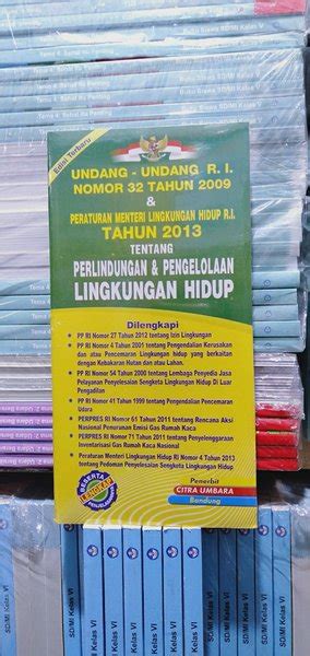 Jual UNDANG UNDANG TENTANG PERLINDUNGAN DAN PENGELOLAAN LINGKUNGAN