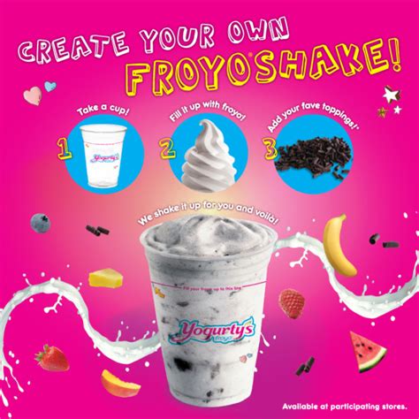 Sip On Your Favourite Swirl With Froyo®shakes Yogurtys® Froyo