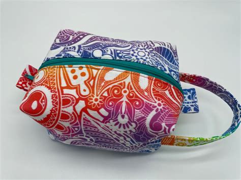 Naughty Sex Toy Themed Box Bag In Rainbow Colors Etsy