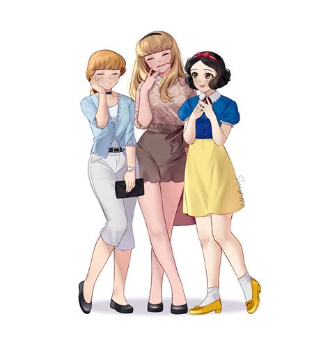 Disney Girls Hanging Out By Sunnypoppy On Deviantart