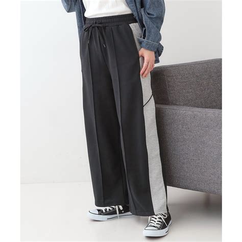 キューティーブロンド Cutie Blonde スウェットライン配色イージーパンツ ブラック 019 ファッション通販 MAGASEEK マガシーク