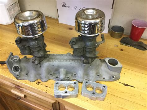 49 53 Offenhauser Super Dual Flathead Intake Carbs And Air Cleaners The H A M B