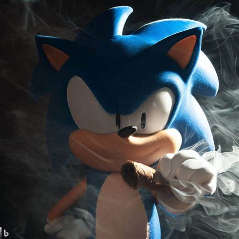 Sonic Smokin Cigar By Cyantinn On Deviantart