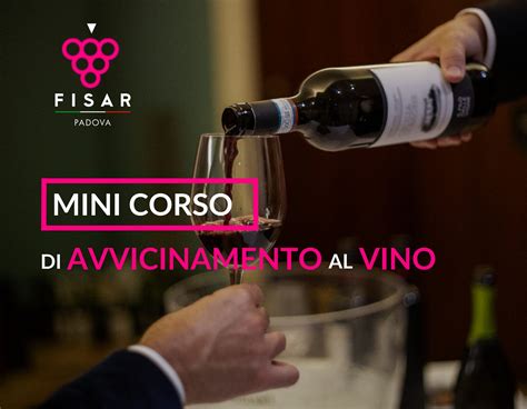 Mini Corso Di Avvicinamento Al Vino Fisar Padova Este Pd Fisar