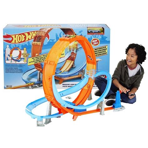 Pista Hot Wheels Action Pista Desafio De Voltas Mattel Shopee Brasil