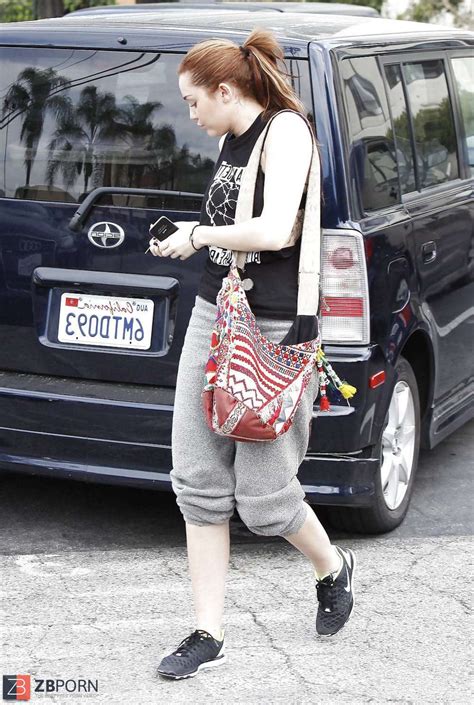 Miley Cyrus Going To A Gym In Toluca Lake ZB Porn