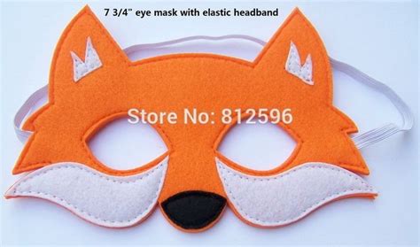 Трафареты маска лисы из фетра 27 фото