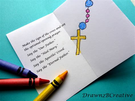 Divine Mercy Chaplet Mini Book - Drawn2BCreative