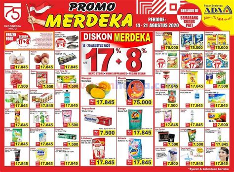 Pasar Ada Swalayan Promo Merdeka 14 21 Agustus 2020 Scanharga