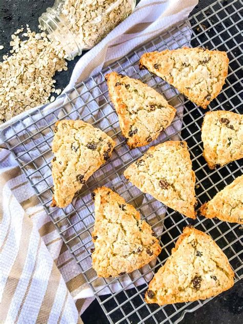 Coconut Oatmeal Raisin Scones Three Olives Branch