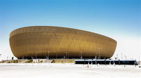 Lusail Stadium Qatar Iconic Fifa World Cup Stadium Behind The