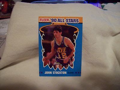 Fleer Basketball John Stockton All Star Card Ebay