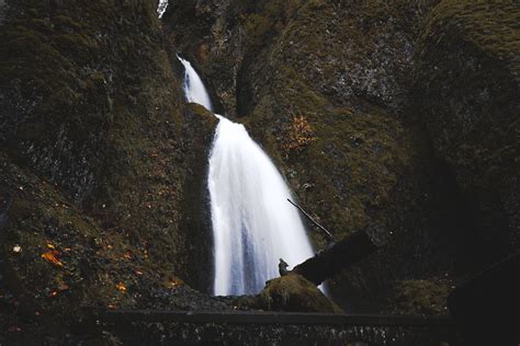 Gorgeous Huge Waterfall In Ravine · Free Stock Photo