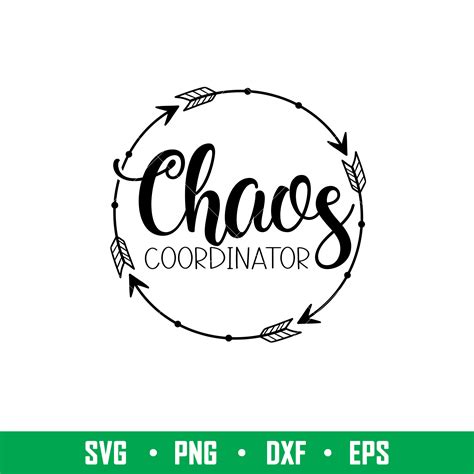 Chaos Coordinator Chaos Coordinator Svg Mom Life Svg Moth Inspire