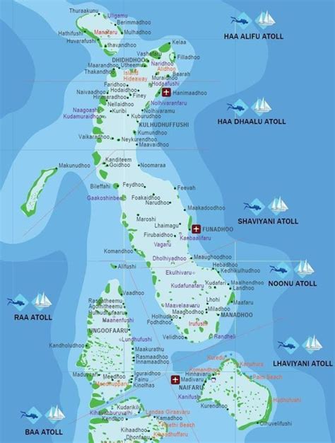 This Map Of Maldives Includes All Resorts Airports Local Islands And