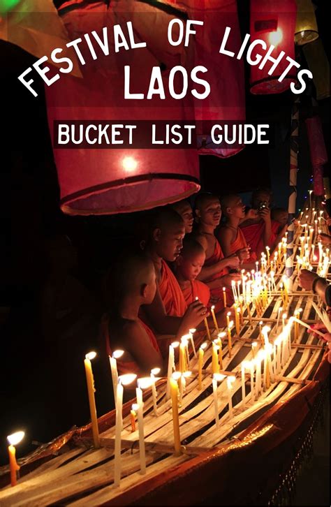 Festival Of Lights The Lai Hua Fai Laos Festival Lights Festival