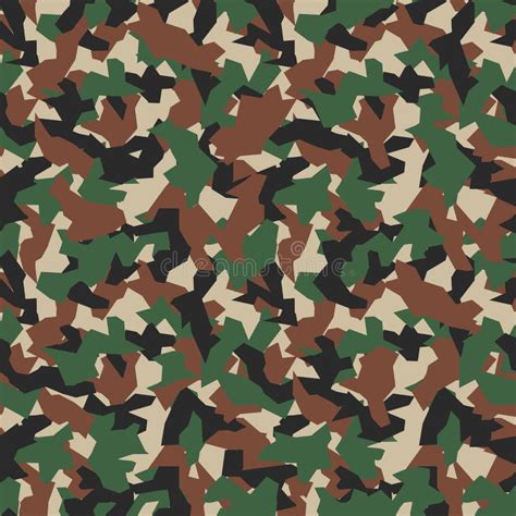 Teste Padrão Sem Emenda Do Camo Militar Contexto Da Camuflagem No Verde