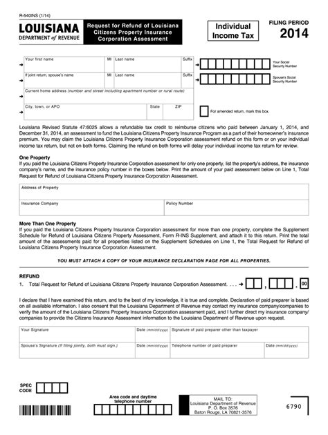 R 540ins Louisiana Form Fill Out And Sign Printable Pdf Template Airslate Signnow