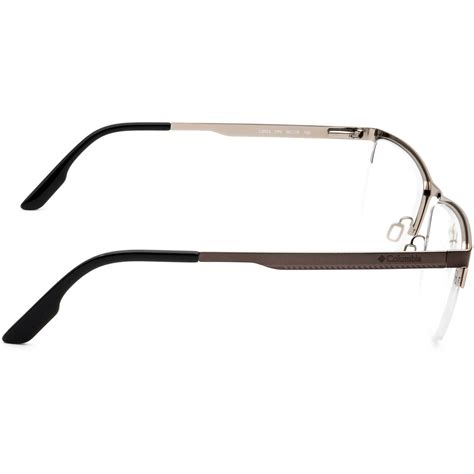 Columbia Mens Eyeglasses C3024 070 Gunmetal Half Rim Metal Frame 58