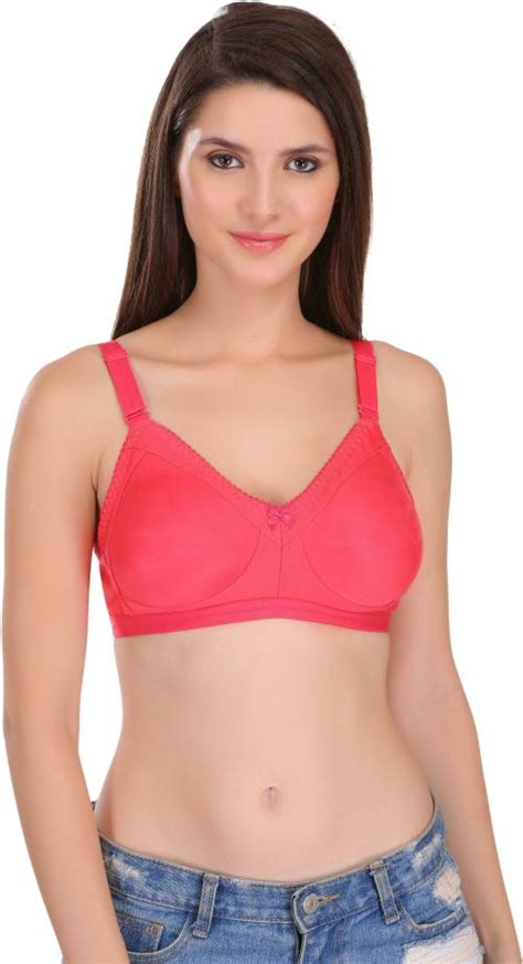 Buy Featherline Women Pink Polycotton Single Bra 44d Online At Best Prices In India Jiomart