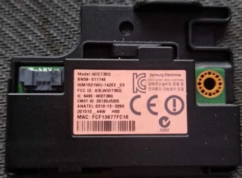 PŁYTA MODUŁ WIFI BN59-01174E / WIDT30Q / TV SAMSUNG UE55J6300AW - KAZPOL