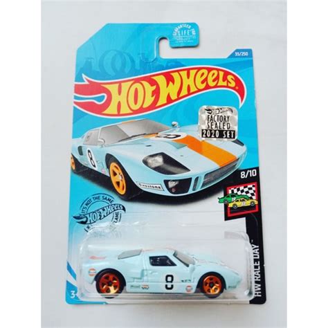 Jual Hot Wheels Ford GT 40 Gulf Factory Sealed Shopee Indonesia