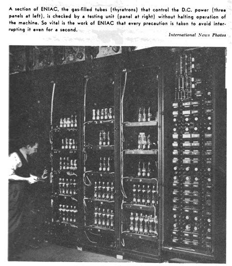 Progress is fine, but it's gone on for too long.: ENIAC, 1954